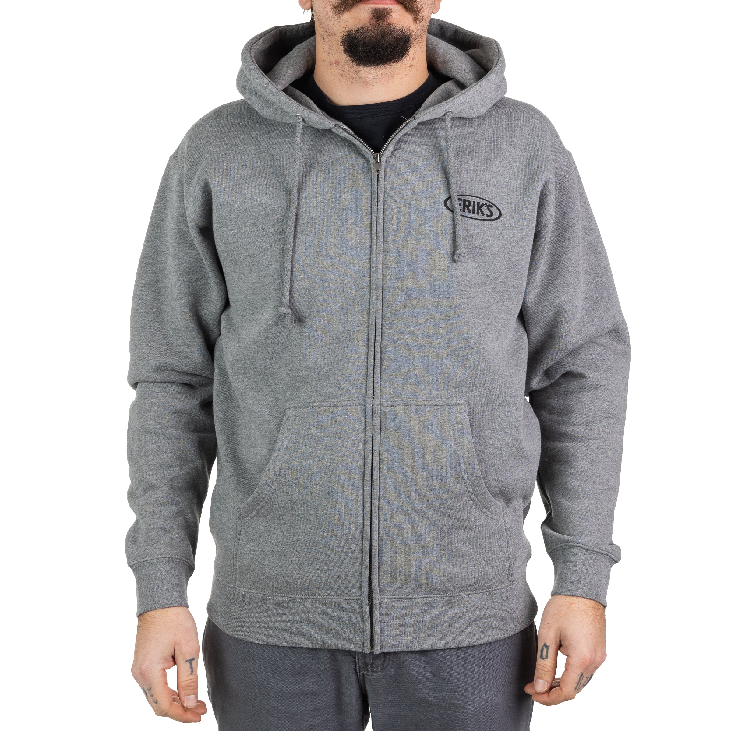 ERIKS Cyclist Logo Zip Up Hoodie