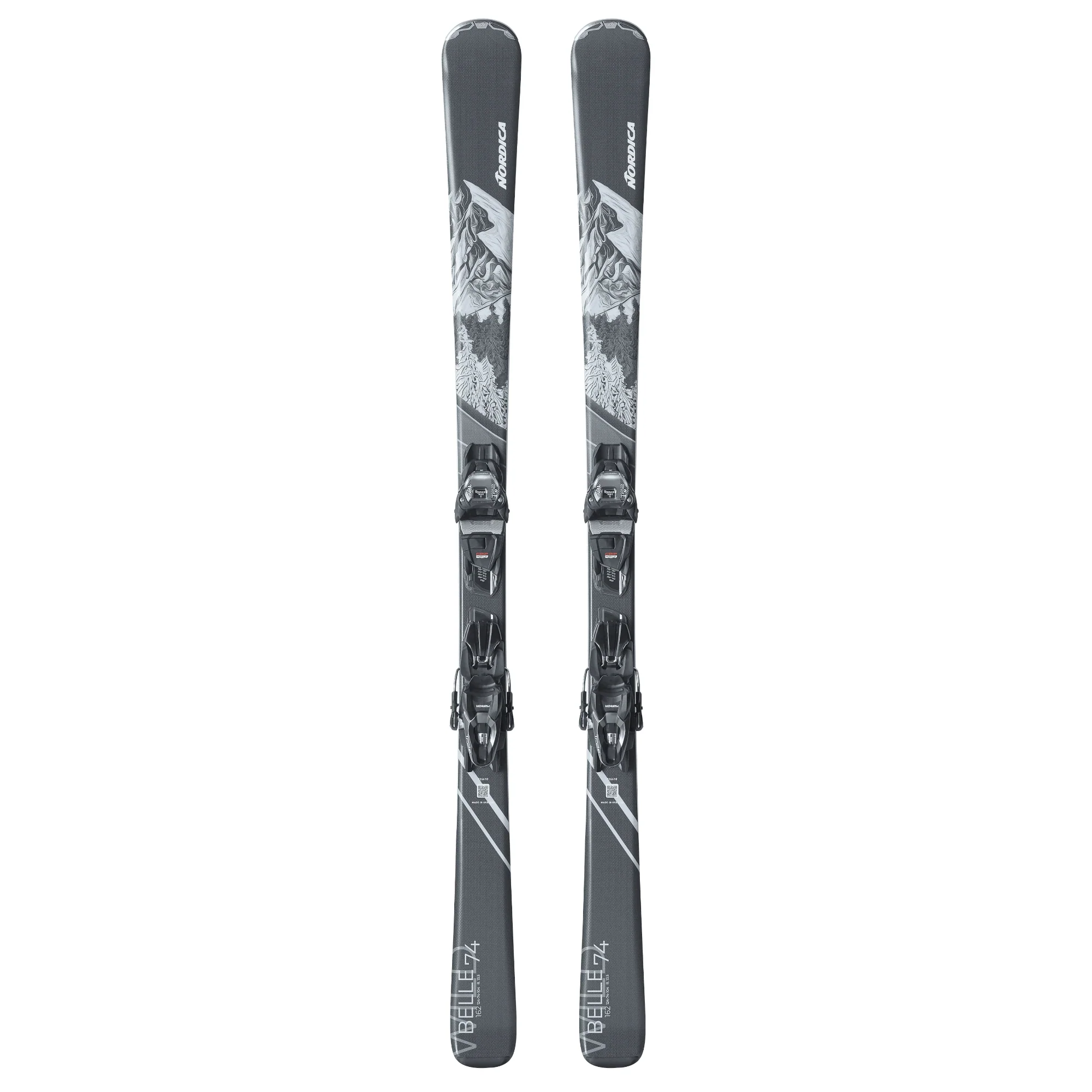 Nordica Wild Belle 74 Womens Skis with TP2 Compact 10 FDT