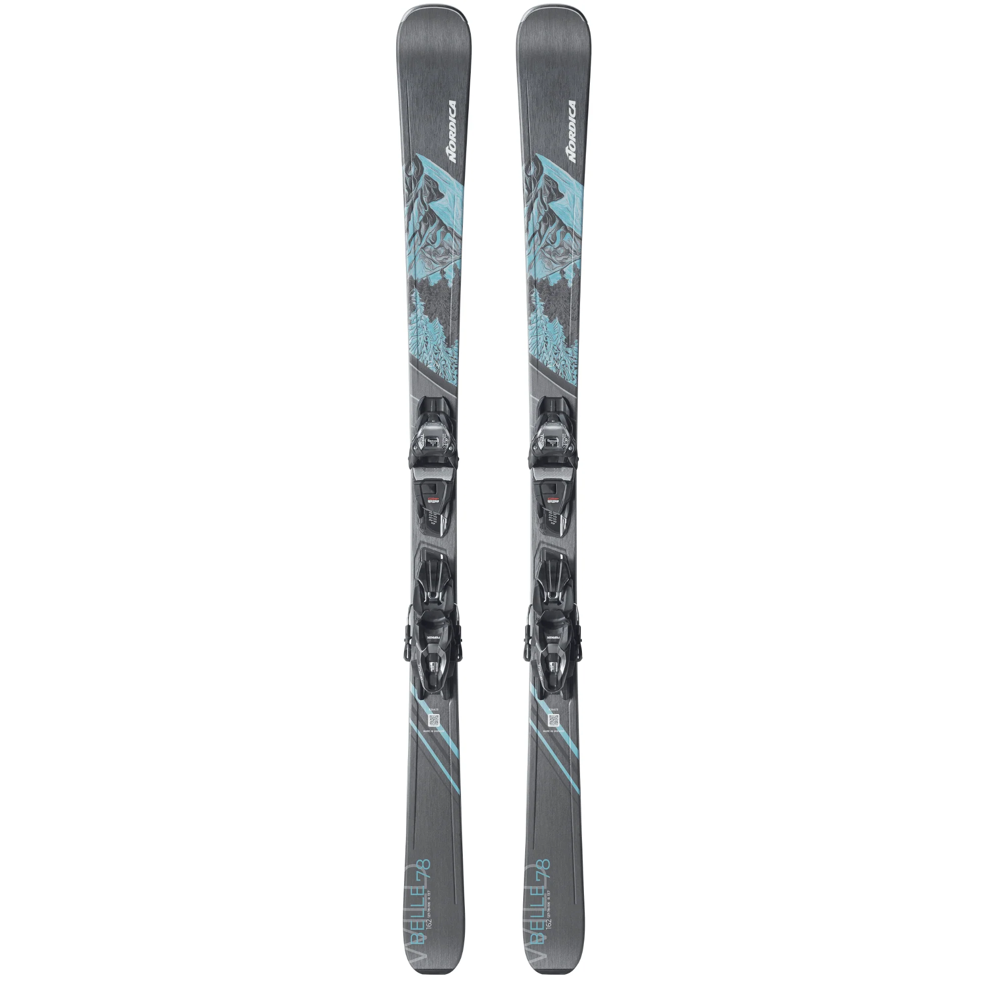 Nordica Wild Belle 78 Womens Skis with TP2 Compact 10 FDT Bindings