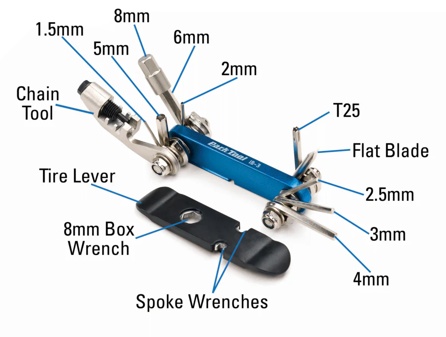 Park Tool IB-3 Multi Tool with Chain Tool - Image 2