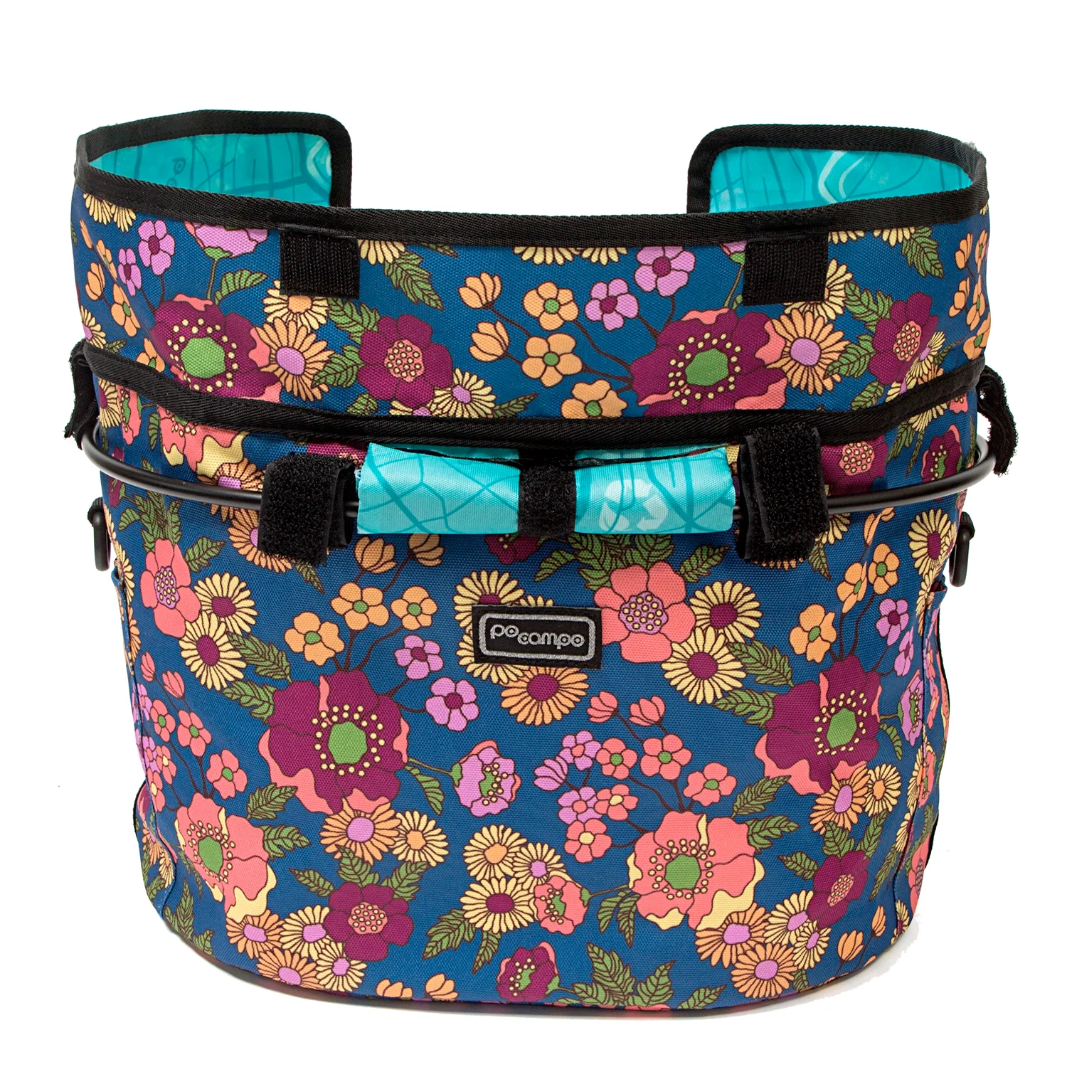 Po Campo Pinellas Dog-Friendly Bike Basket with KLICKfix Handlebar Adapter - Image 3