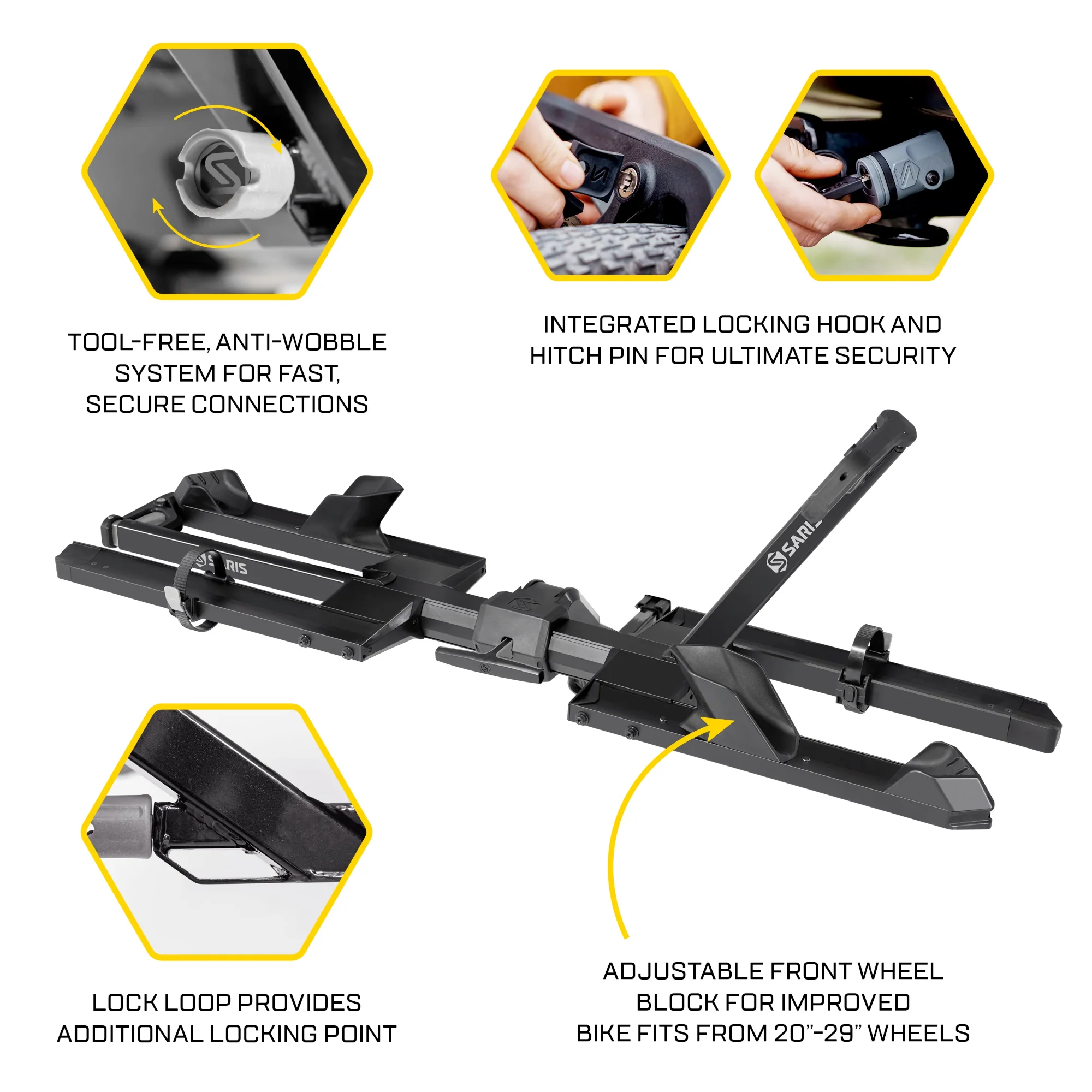 Saris SuperClamp G4 2-Bike Hitch Rack - Image 7