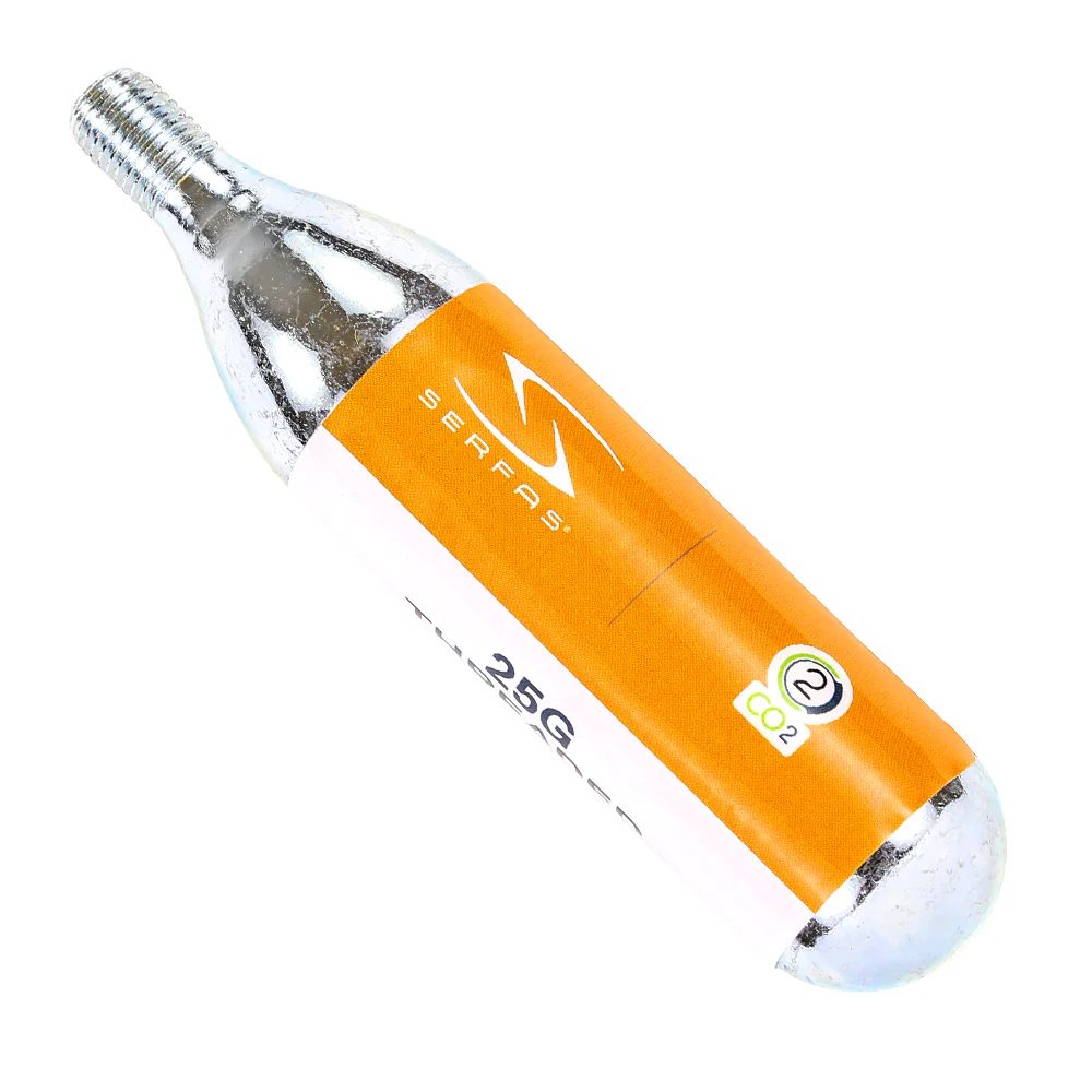 Serfas 25 Gram CO2 Threaded Cartridge