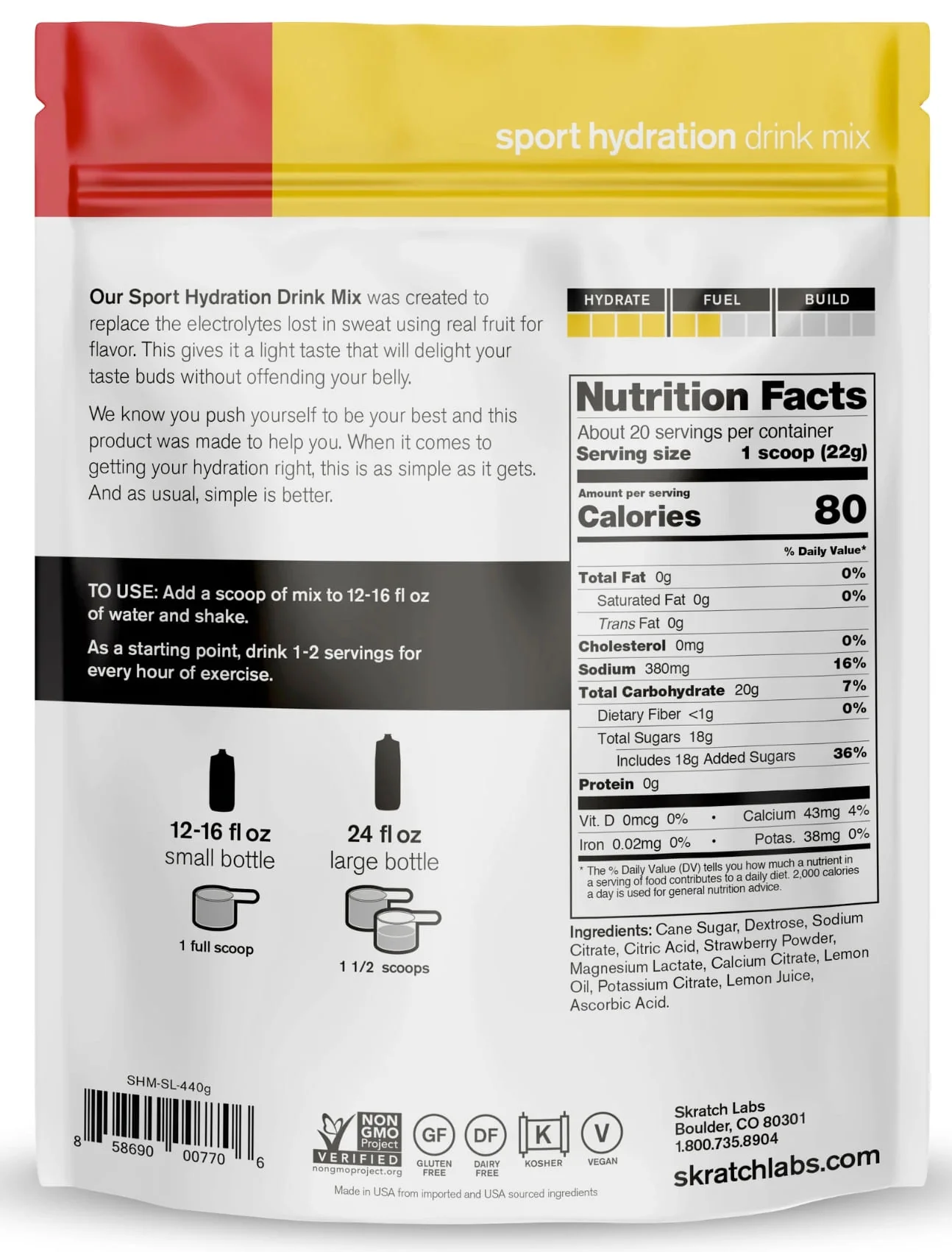 SKRATCH Exercise Hydration Mix - Image 4