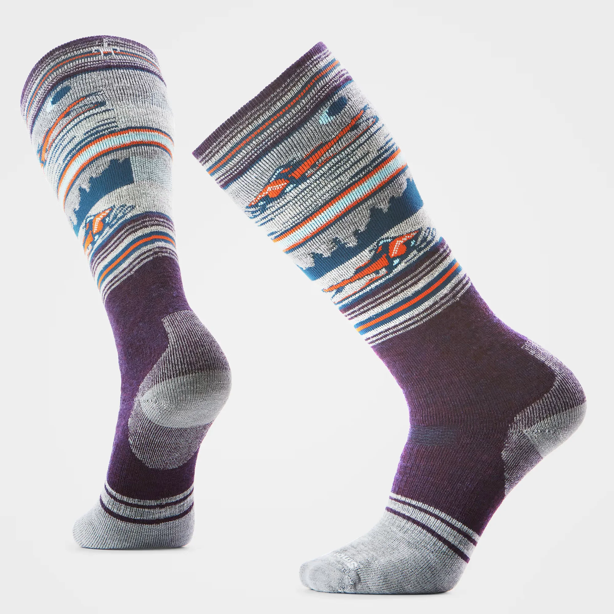 Smartwool Full Cushion Mountain Geo Pattern Over The Calf Socks