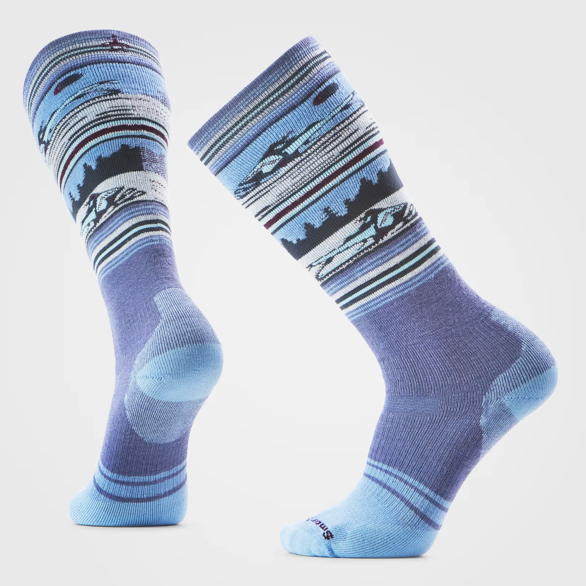 Smartwool Full Cushion Mountain Geo Pattern Over The Calf Socks - Image 2