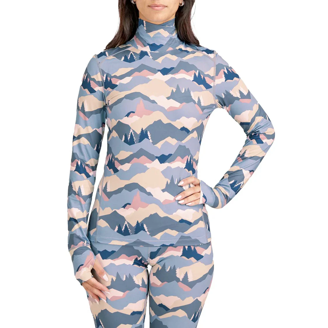 Terramar Womens 2.0 Baselayer Turtleneck