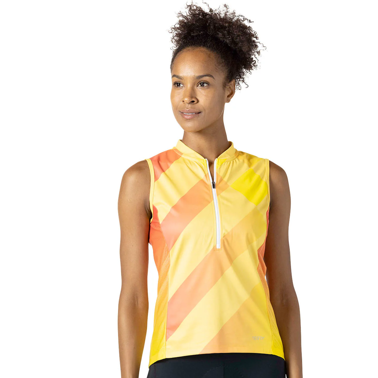 Terry Breakaway Mesh Womens Plus Size Sleeveless Jersey - Image 2