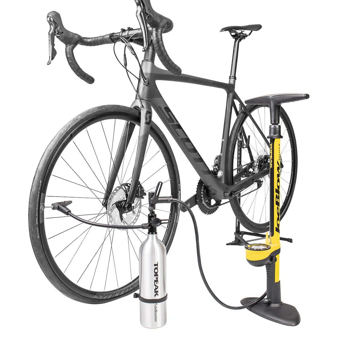 Topeak Tubibooster X Tubeless Tire Pump - Image 2