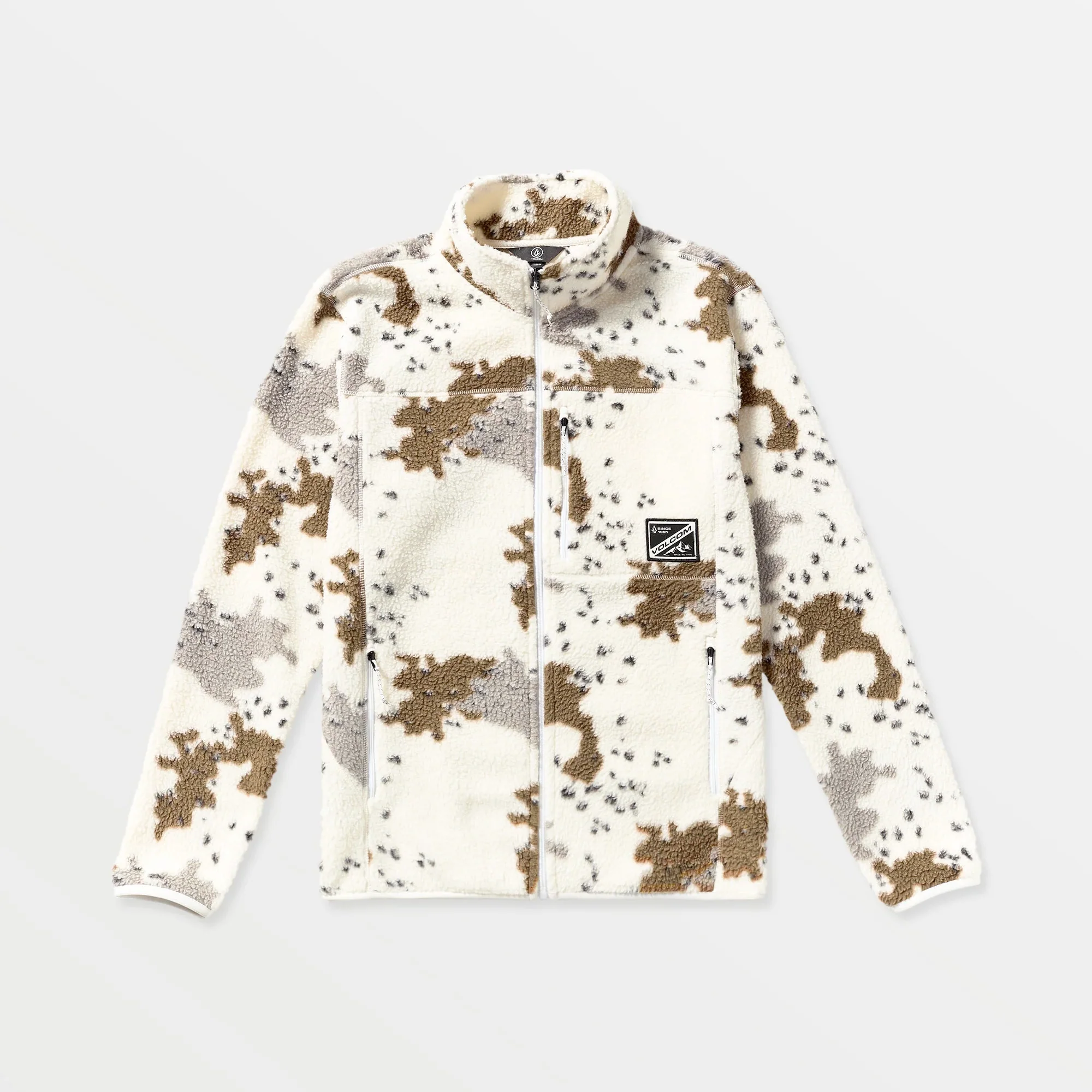 Volcom Mens Nelson Sherpa Full Zip